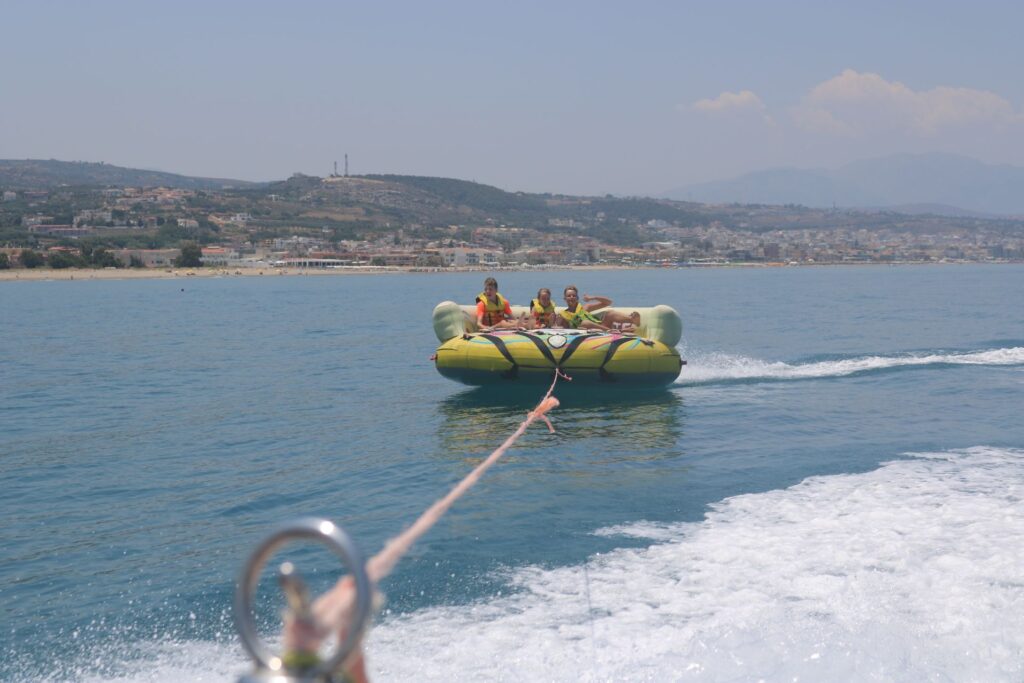 Parasailing, Jet Ski, Crazy Sofa, Sliders, Banana, Waterski, Wakerboard, SUP in Rethymno