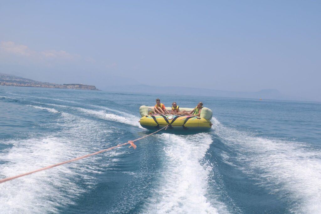 Parasailing, Jet Ski, Crazy Sofa, Sliders, Banana, Waterski, Wakerboard, SUP in Rethymno