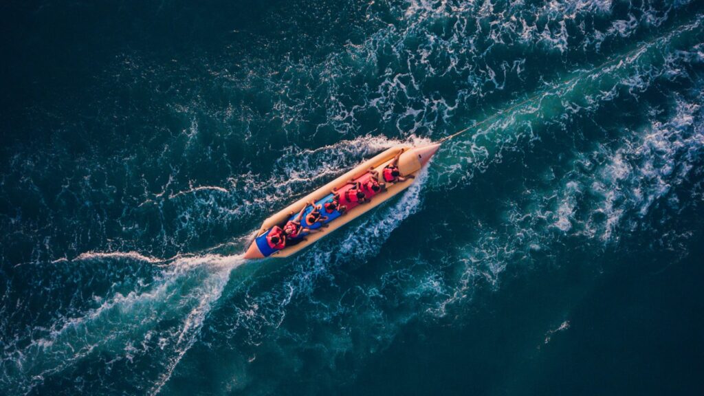 Banana watersports in Rethymno